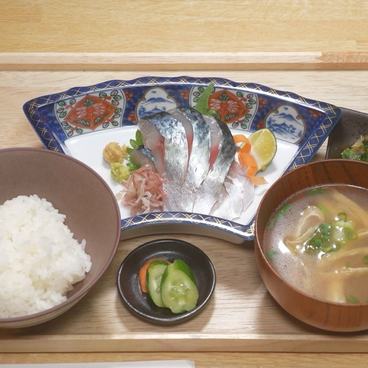 むじょか生鯖定食(ご飯・味噌汁・小鉢付き)